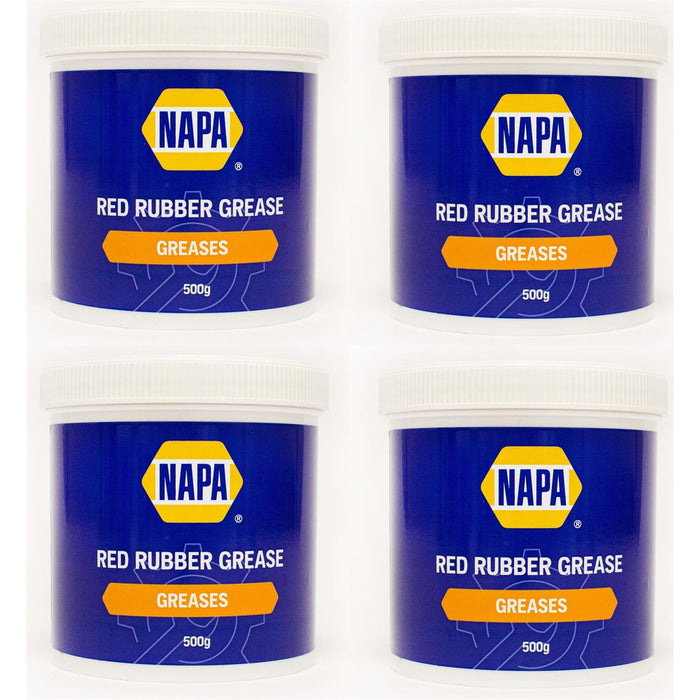 4x NAPA Red Rubber Grease Brake Caliper Pistons & Hydraulic Systems 500g Napa  - Dynamic Drive