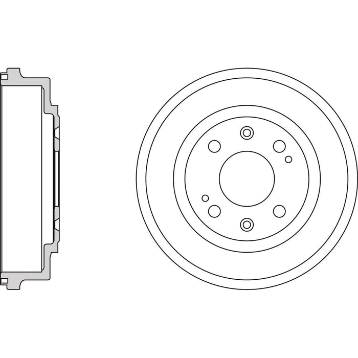 Apec Brake Drum Rear Fits Honda Civic Rover 200 Series 25 400 45 Commerce Mgzr