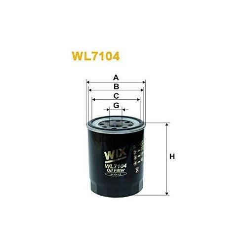 Genuine WIX Oil Filter Spin On WL7104 Wix Filters  - Dynamic Drive