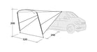 Outwell Vehicle Touring Canopy Shelter - For Motorhomes, Campervans & Caravans Outwell  - Dynamic Drive