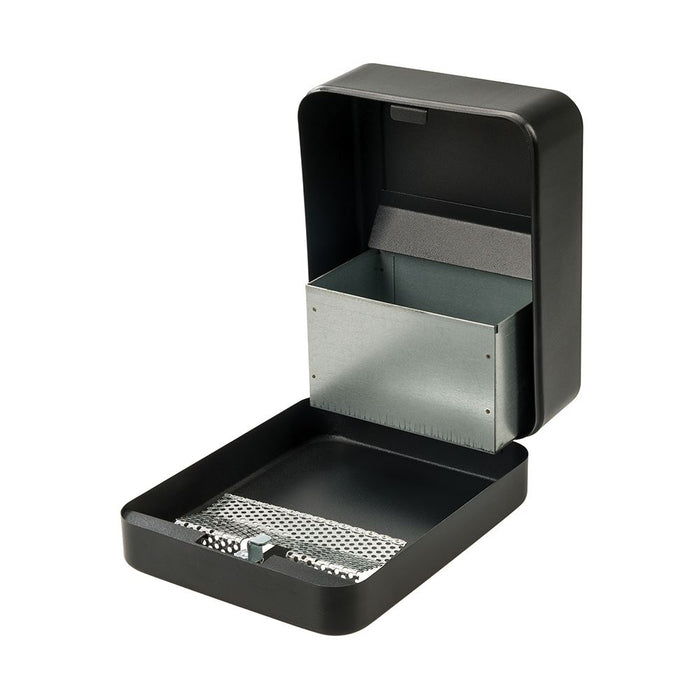 Silverline Wall-Mounted Outdoor Ash Tray 200 x 160 x 85mm 940151 Silverline  - Dynamic Drive