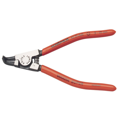 Draper Knipex 46 21 A01 SBE A01 Bent External Circlip Pliers, 3 - 10mm 80917 Draper  - Dynamic Drive