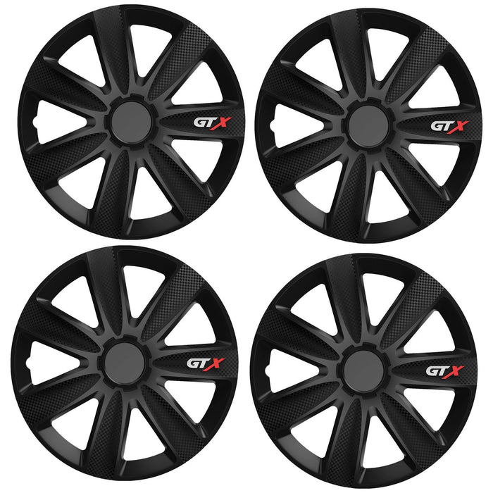 4x Wheel Trims Hub Caps 14" Covers fits Suzuki Alto Celerio Swift Ignis UKB4C  - Dynamic Drive