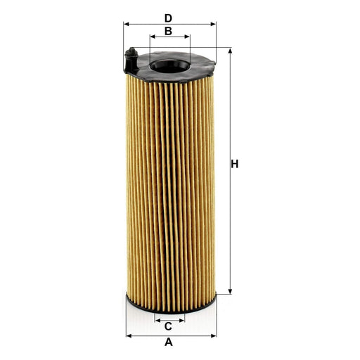 Genuine Mann Oil Filter for Audi A4 (8E) 2.7TDI HU8001X Mann & Hummel  - Dynamic Drive