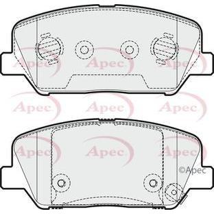 Apec Brake Pads Front Fits Hyundai I30 Veloster Kia Ceed Pro