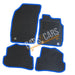 Fully Tailored Blue Trim Carpet Mats for Audi A1 Set of 4 With 4 Clips UKB4C  - Dynamic Drive