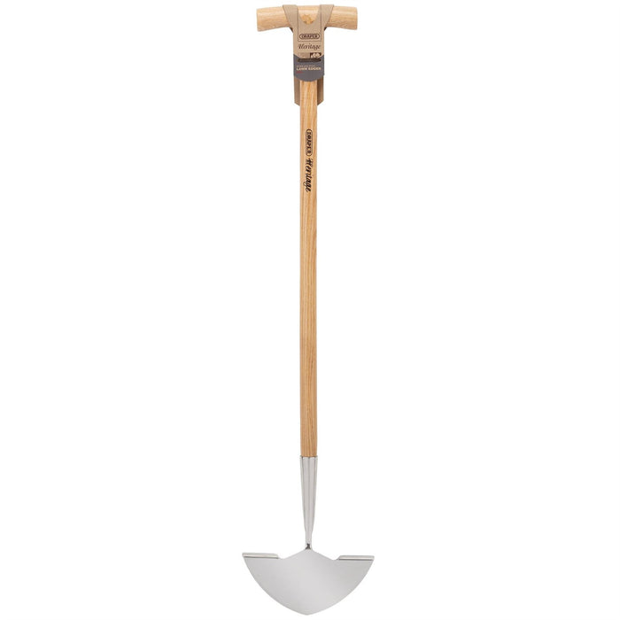 Draper Heritage Stainless Steel Lawn Edger with Ash Handle 99021