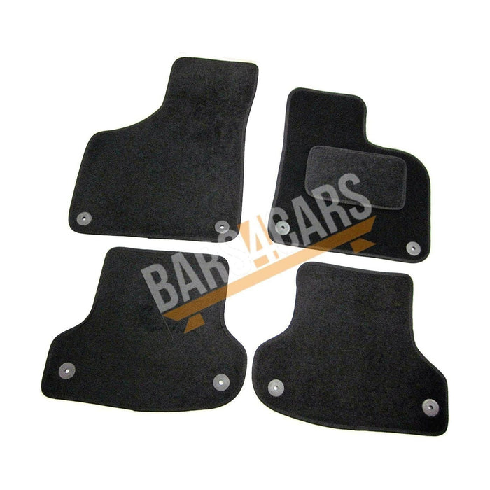 Fully Tailored Black Carpet Car Mats for Audi A3 03-12 Set of 4 With 8 Clips UKB4C  - Dynamic Drive