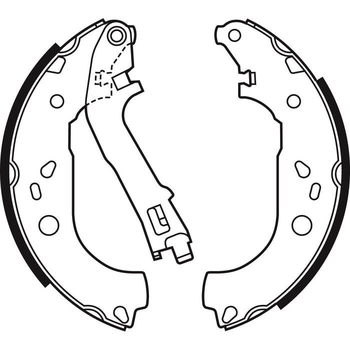 Apec Brake Shoe Rear Fits Fiat Doblo Idea Opel Combo Vauxhall