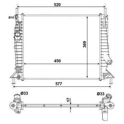 NRF Radiator 53028