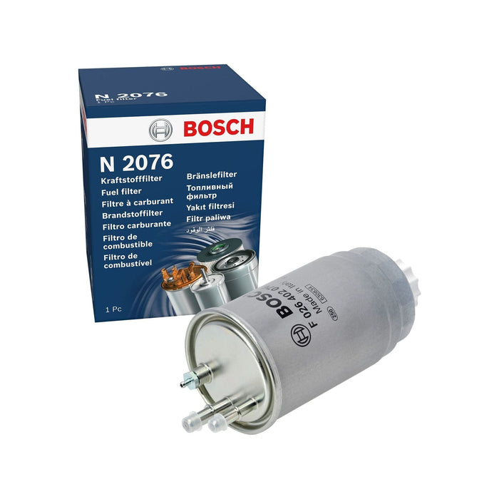 Genuine Bosch Car Fuel Filter N2076 fits Vauxhall Combo CDTi - 1.3 - 11- F026402