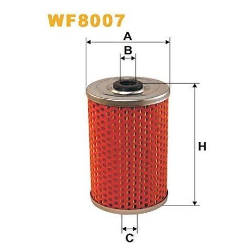 Genuine WIX Fuel Filter Cartridge Metal Ends WF8007 Wix Filters  - Dynamic Drive