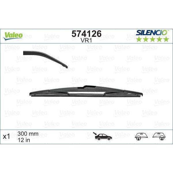 Valeo Rear Single Wiper Blades 574126 Automotive Part Valeo  - Dynamic Drive