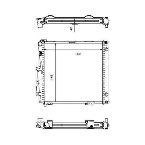 NRF Radiator 504258