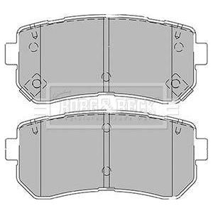 Genuine Borg & Beck Rear Brake Pads fits Kia Picanto 1.01.2 0511 BBP2425 Borg & Beck  - Dynamic Drive