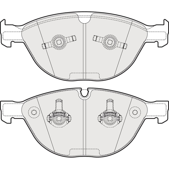 Apec Brake Pads Front Fits BMW 5 Series 6