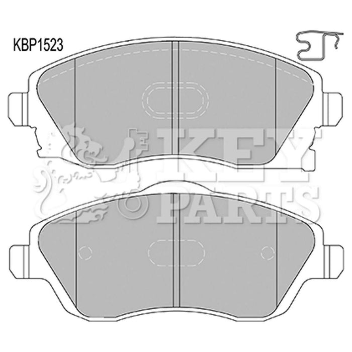 Genuine Key Parts KBP1523 Front Brake Pads (Lucas-Girling)