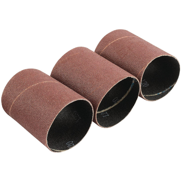 Draper Aluminium Oxide Sanding Sleeves, 45 x 60mm, 120 Grit (Pack of 3) 93354