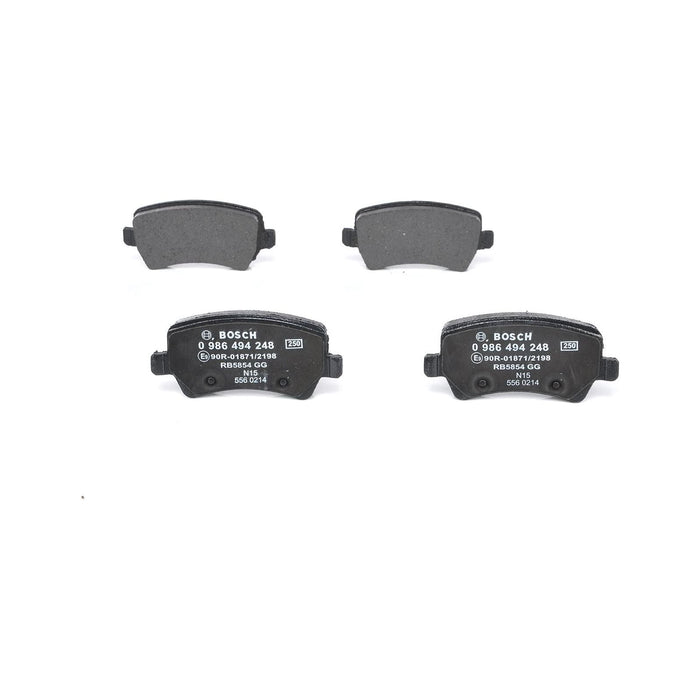 Bosch Brake Pad Set Bp1120 fits Land Rover Freelander TD4 - 2.2 - 06-14 09864942