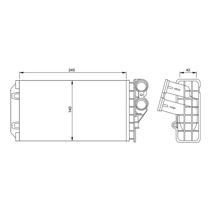 NRF Heater Radiator 54251