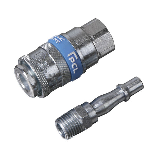 AIR TOOL COUPLING KIT 2PC 1/4inchBSP PCL  - Dynamic Drive