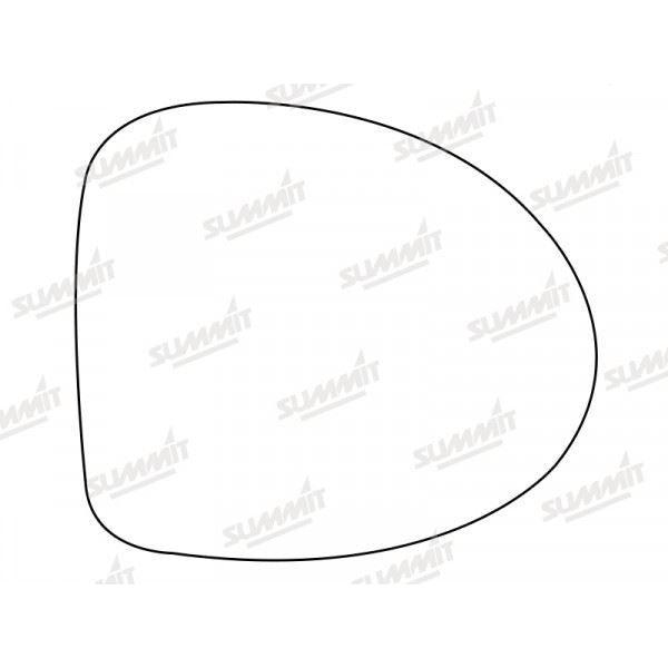 Summit Mirror Glass Wide Angle Heatbp (Rh) ASRG-723BH Summit  - Dynamic Drive