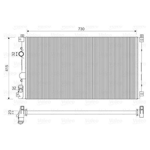 Genuine Valeo fits Radiator Renault Master Ii Ph.2 2.5 Dci Valeo  - Dynamic Drive