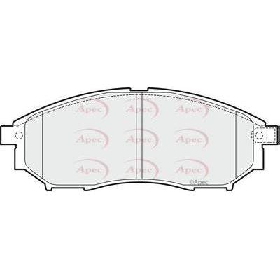 Apec Brake Pads Front Fits Infiniti Ex Fx Q Qx Nissan Cedric Murano Nav