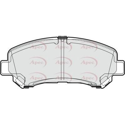 Apec Brake Pads Front Fits Nissan Qashqai X-Trail