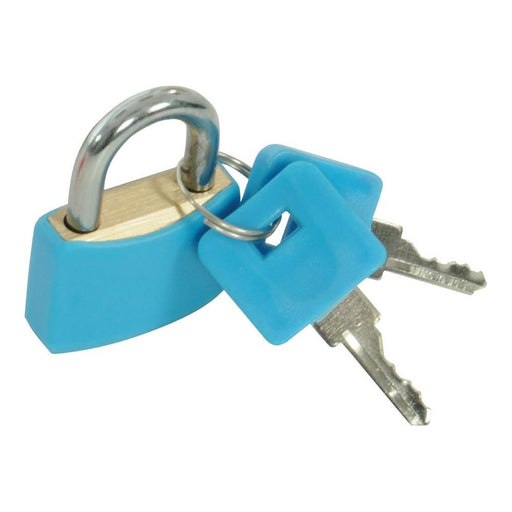 Silverline Hi-Vis Brass Padlocks Set 4pce 20mm Silverline  - Dynamic Drive