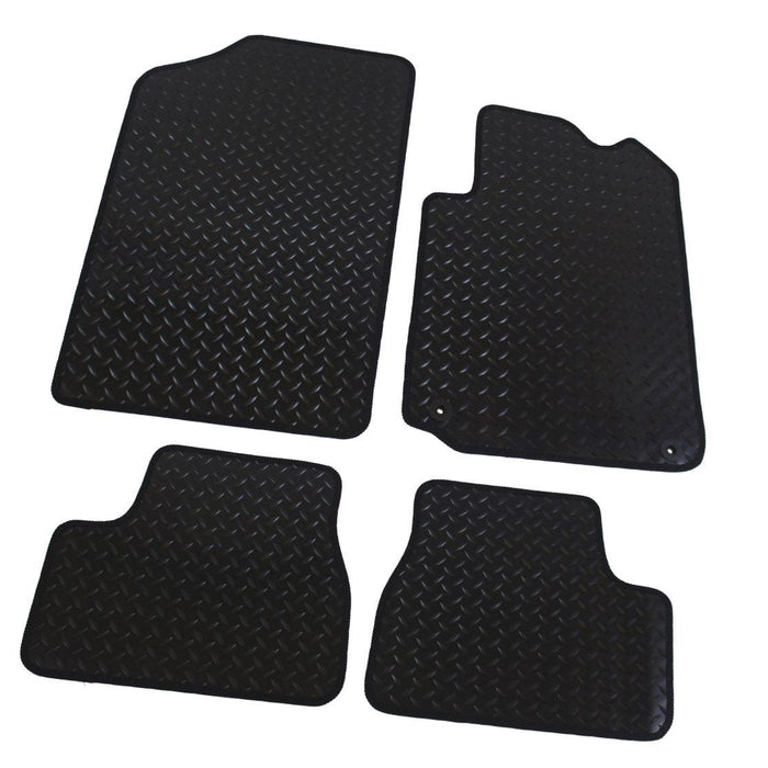 Fully Tailored Black Carpet Car Mats for Citroen Ds3 10> Set of 4 With 2 Clips UKB4C  - Dynamic Drive