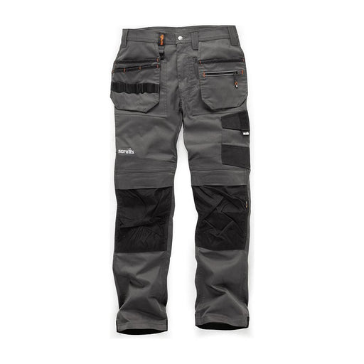 Scruffs Trade Flex Trousers Graphite 32S Scruffs  - Dynamic Drive