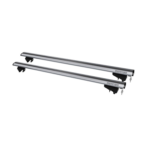 Aluminium Locking Roof Rack Wide & Flat Bars fits Toyota Corolla MK12 Estate Menabo  - Dynamic Drive