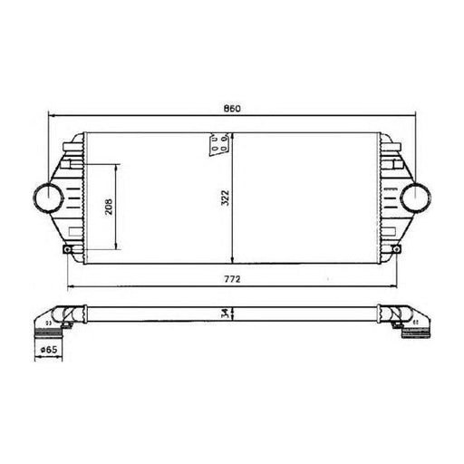 NRF Intercooler 30803 NRF  - Dynamic Drive