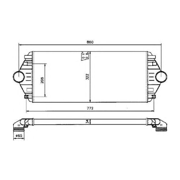 NRF Intercooler 30803 NRF  - Dynamic Drive