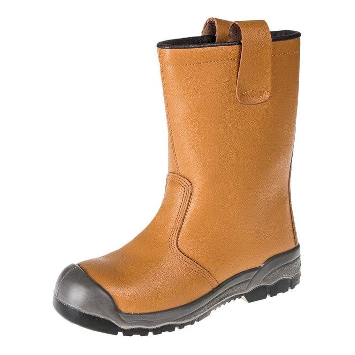 Portwest Steelite Rigger Boots S1P CI - Tan - UK 7 Portwest  - Dynamic Drive