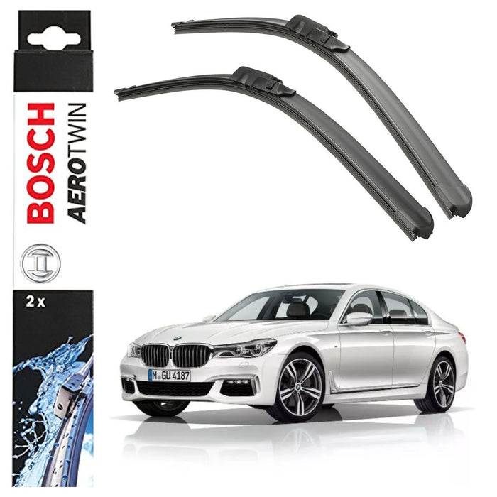 Bosch Aerotwin Front Wiper Blades Set fits BMW 7 Series G12 09.15> A310S