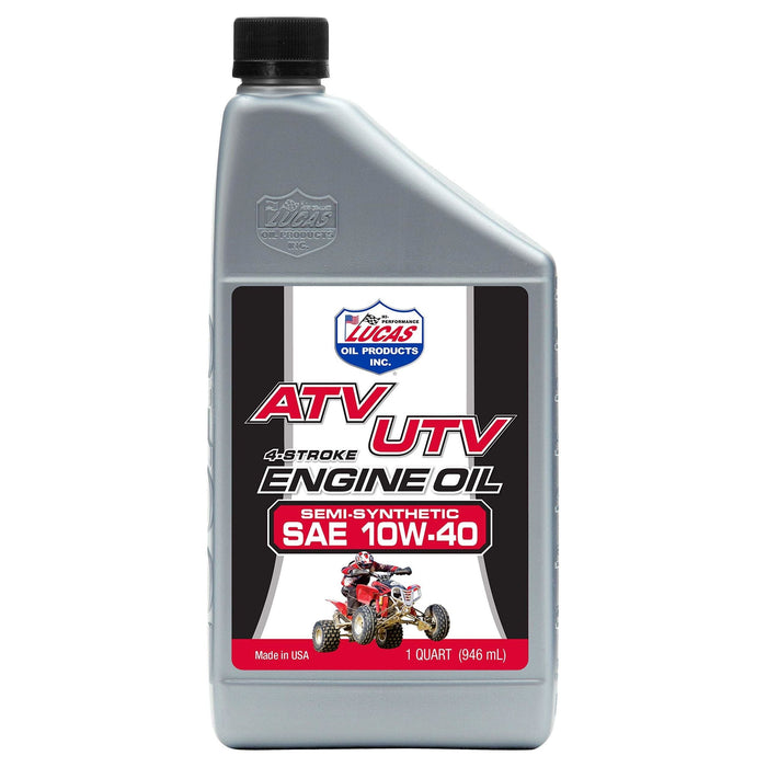 Lucas Oil Semi Syn 10W40 Motor Cycle Atv Oil 946Ml 40720