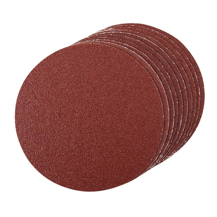 Silverline Self-Adhesive Sanding Discs 150mm 10pk 60 Grit 918544