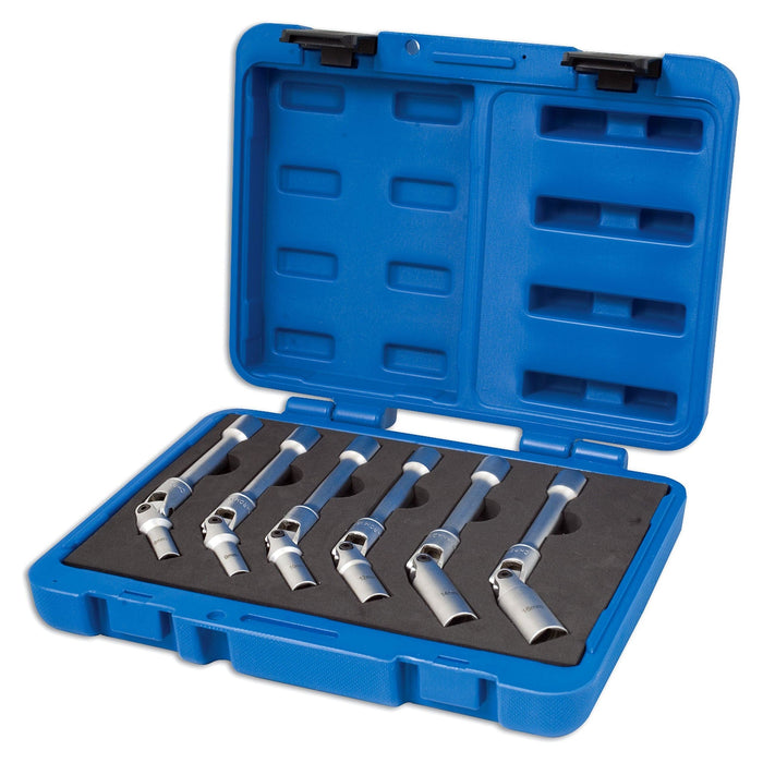 Laser Glow Plug Socket Set - Extra Long 3/8"D 6pc 4324