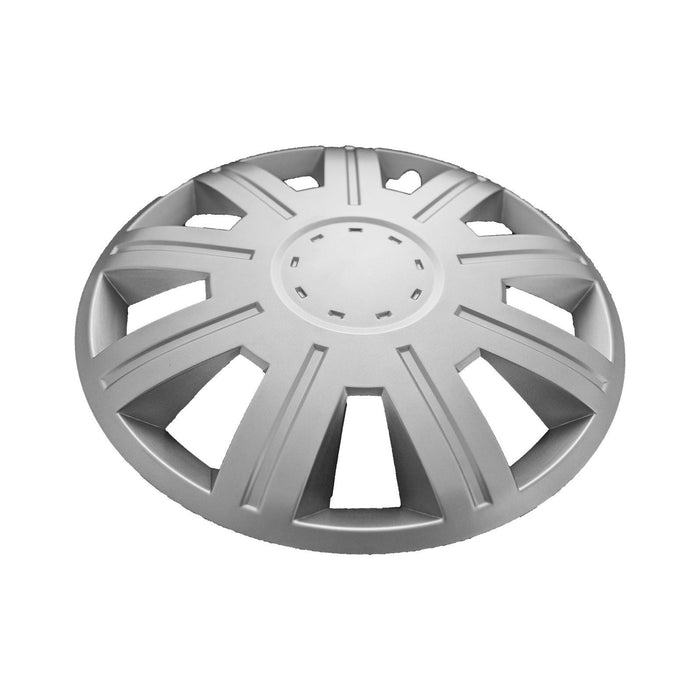 UKB4C 14" NEX Set x 4 Silver Multi-Spoke Wheel Trims Hub Caps Covers Protectors Versaco  - Dynamic Drive