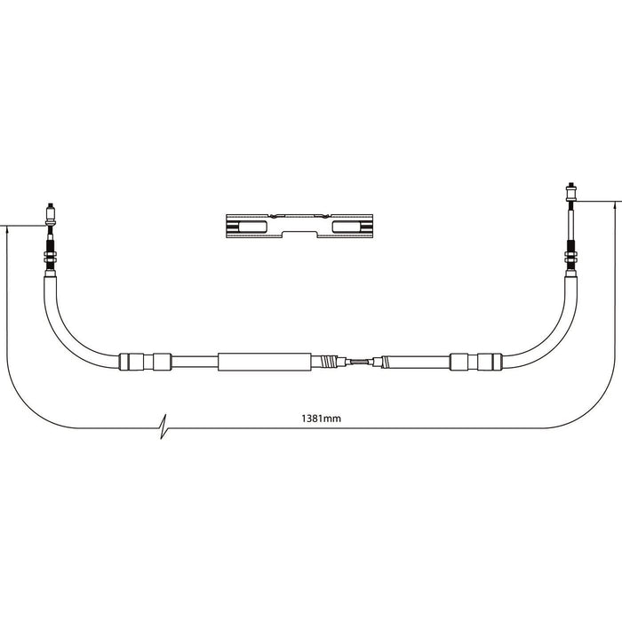 Apec Brake Cable Front Fits Chrysler Voyager