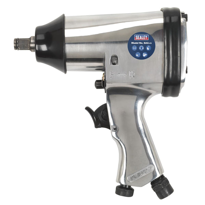 Sealey 1/2" Sq Drive Air Impact Wrench Workshop Garage Air Tool Sealey  - Dynamic Drive