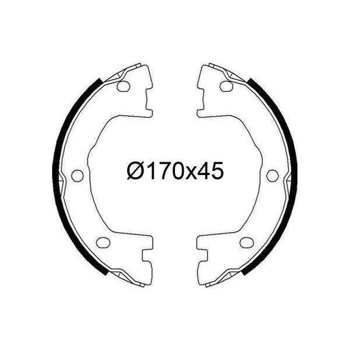 Valeo Drum Brake Shoes 564244 Automotive Part fits Iveco Valeo  - Dynamic Drive