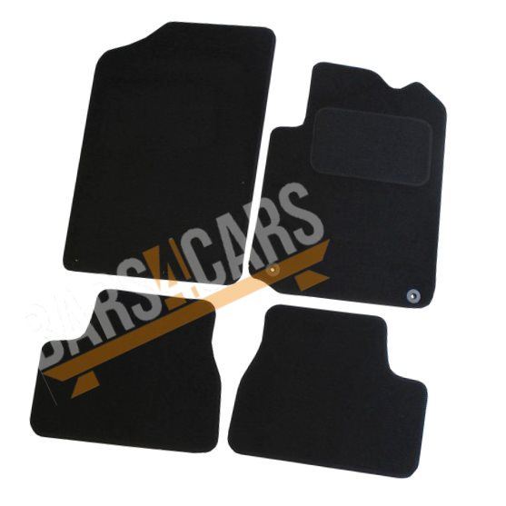 Fully Tailored Black Carpet Car Mats for Citroen Ds3 10> Set of 4 With 2 Clips UKB4C  - Dynamic Drive