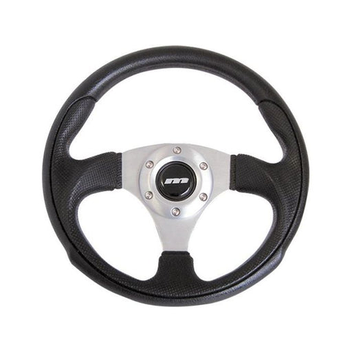 320mm Moulded 3 Spoke Sports Steering Wheel M Silver Anodised Centre M32M3PS Mountney Classic  - Dynamic Drive