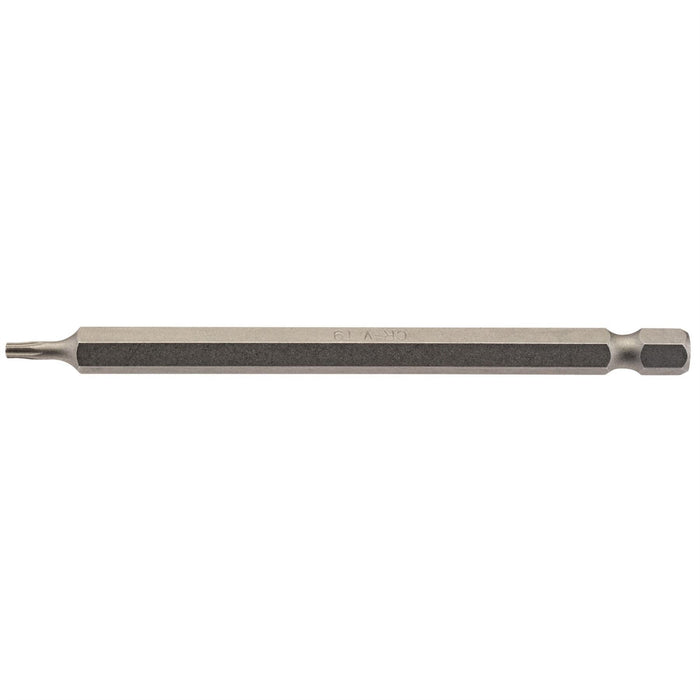 Draper TX-STAR Insert Bit, 1/4" Hex, 100mm Long, T9 (Pack of 1) Draper  - Dynamic Drive