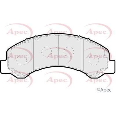 Apec Brake Pads Front Fits Gmc Truck W4500 Forward 2000;