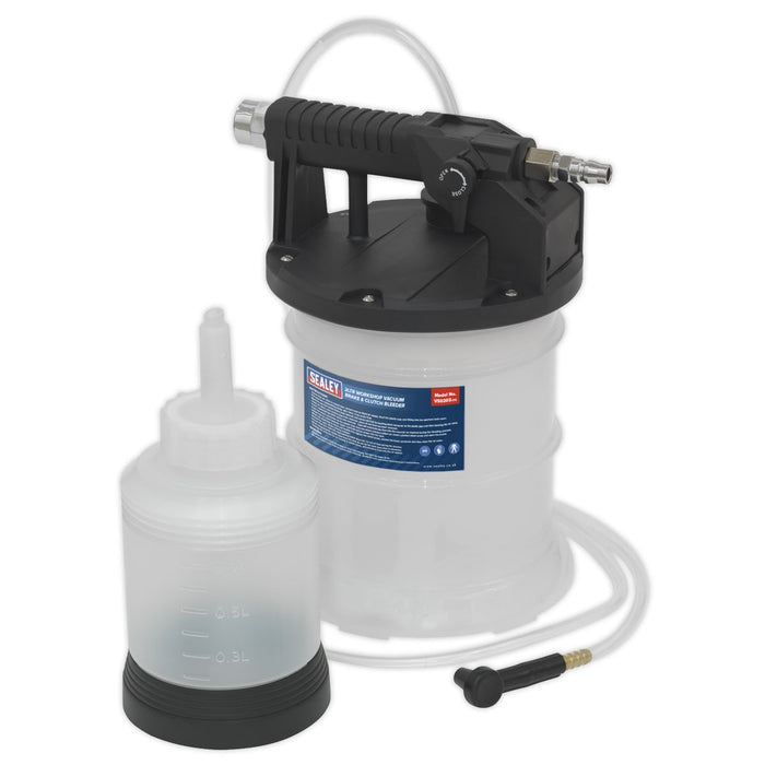 Sealey Workshop Vacuum Brake & Clutch Bleeder 2L VS0203 Sealey  - Dynamic Drive