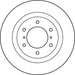 Genuine TRW Brake Disc (Single) DF4943S TRW  - Dynamic Drive